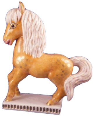 Fun Nymphenburg Porcelain Shetland Pony Figurine Porzellan Horse Figur Figure - Image 1 of 4