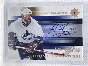 2005-06 Ultimate Collection Todd Bertuzzi Ultimate Signatures Autograph - Picture 1 of 1