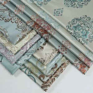 Europäische Seide Imitation Kissen Kissen Polstermaterial Jacquard Sofa Stoff - Picture 1 of 24