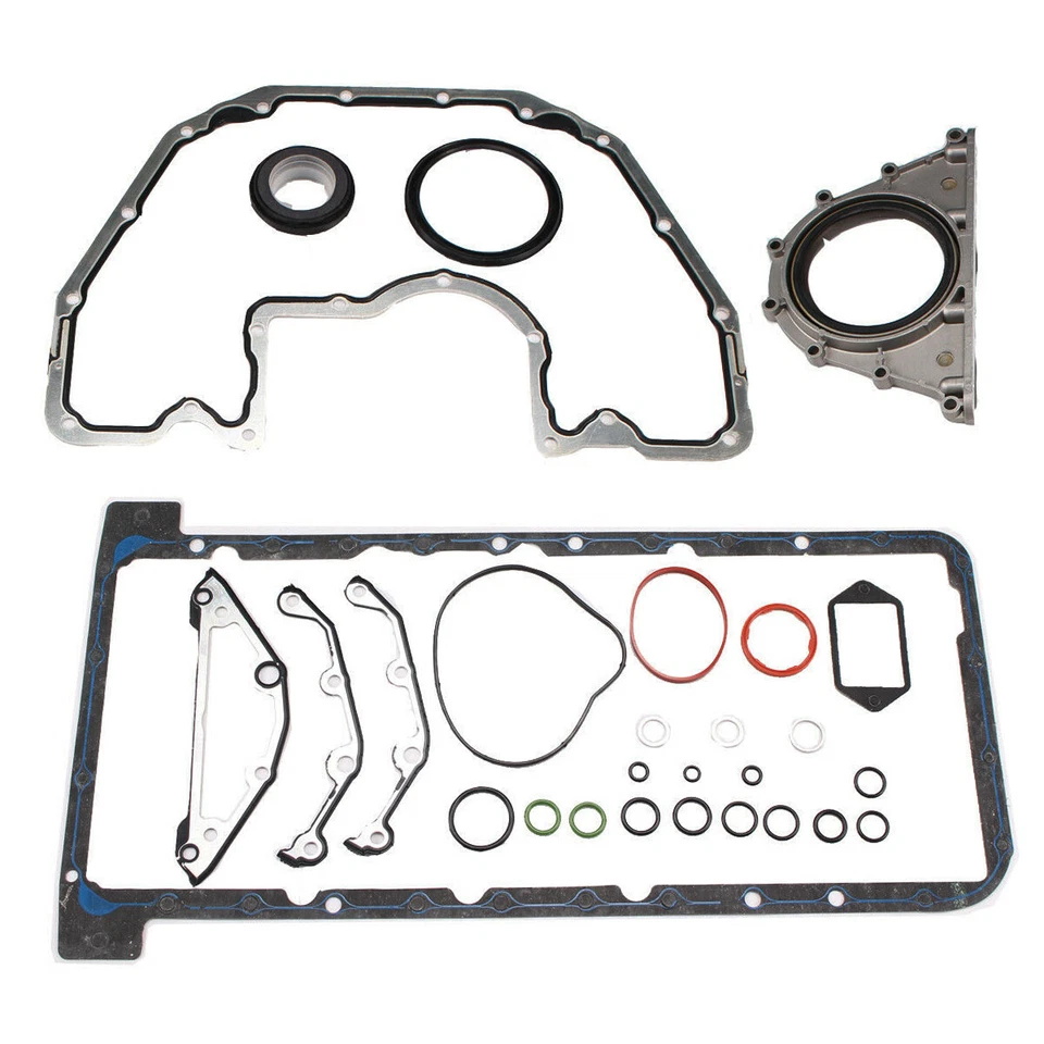 Junta de cárter de aceite con juego de sellos de manivela para BMW 745i 540i 650i 645Ci E60 E63 4,8 L N62 Foto 1 de 4