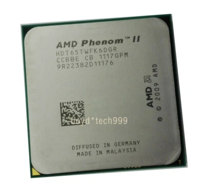 AMD Phenom II X6-1065T HDT65TWFK6DGR CPU 6Core Socket AM3 2.9GHz 95W Processor - Image 1 of 4