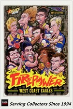 *2015 AFL Champions Firepower Caricature Card Checklist (2013-2015)-West Coast