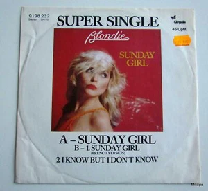12" Maxi Blondie-Sunday girl+French version  **Chrysalis 9198232 Deutschland - Picture 1 of 1