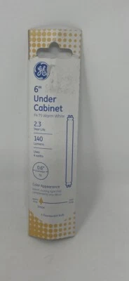 GE F4 T5 Warm White 6" Under Cabinet fluorescent light bulb 4 Watts - Image 1 of 2