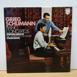 6500 166 GRIEG SCHUMANN Piano Concertos STEPHEN BISHOP PHILIPS STEREO LP EX+ - Picture 1 of 4