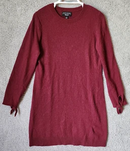 Banana Republic Filpucci Women's Long Tie Sleeve Sweater Dress Wool/Cashmere L - Picture 1 of 11