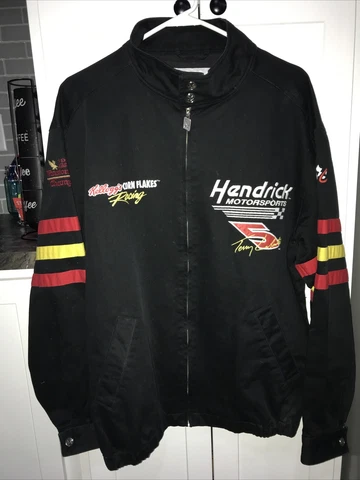 TERRY LABONTE Jacket CORN FLAKES NASCAR Sewn Logo Hendrick Motorsports CHASE Med Cover