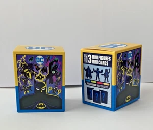 Set of 2 DC Mini Figures & Mini Cards Mystery Blind Boxes Wendy's Kids Meal Toys - Picture 1 of 4