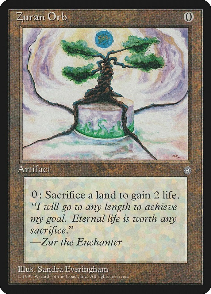 Zuran Orb Ice Age HEAVILY PLD Artifact Uncommon MAGIC GATHERING CARD ABUGames - Image 1 of 1