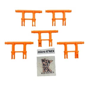 5 MICRO Knex Connettore Arancione Adattatore Doppio Mattone K'nex Piccolo Piccolo Mini Ricambi - Foto 1 di 2