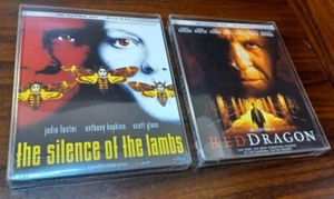 The Silence of the Lambs+Red Dragon (4K)-SLIPCOVERS w/PROTECTIVE S-NEW-Free S&H! - Picture 1 of 10