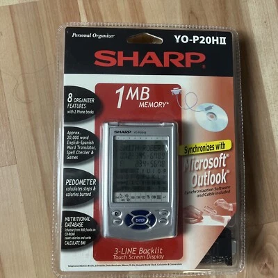 Sharp YO-P20HII Personal Electronic Organizer PDA  - Image 1 of 4