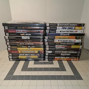Sony Playstation 2 PS2 Games Build Your Own Bundle Free Ship Tested & Working!! - Picture 1 of 41