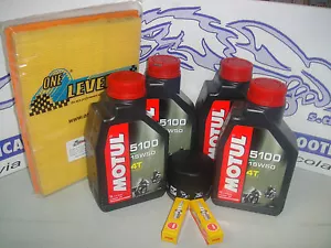 KIT TAGLIANDO MOTUL 5100 15W-50 DUCATI MONSTER 620 IE/DARK/M620S ANNO 02-06 - Imagen 1 de 1