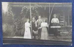 RPPC Perry Creek British Columbia Canada People & Ghost Images & Fish Postcard - Picture 1 of 2