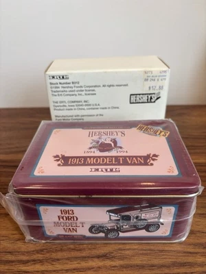 Ford Modelo T Van Die-Cast Van 1913 Ertl Hershey's 1913 escala 1:43 Foto 1 de 4