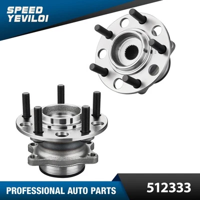 2X 4WD/AWD Rear Wheel Bearing & Hub Assembly for 2007-2008 Dodge Caliber 2.4L - Image 1 of 4