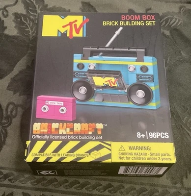 Brickcraft MTV Boom Box Brick Building Set New Sealed Box - Image 1 of 4