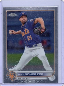 2022 Topps Chrome - Max Scherzer #66 New York Mets - Picture 1 of 2