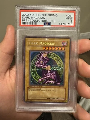 2002 Yu-Gi-Oh Collector Tins Dark Magician # BPT-001 Secret Rare 💎PSA 9 Mint💎 - Image 1 of 2