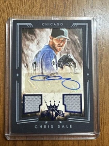 Chris Sale 2015 Panini Diamond Kings Blue Framed Dual Jersey Auto #d /25 Chicago - Picture 1 of 3