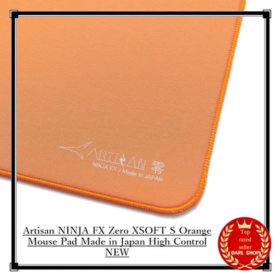 Tappetino Mouse Artisan NINJA FX Zero XSOFT S arancione Made in Japan High... - Immagine 1 di 4