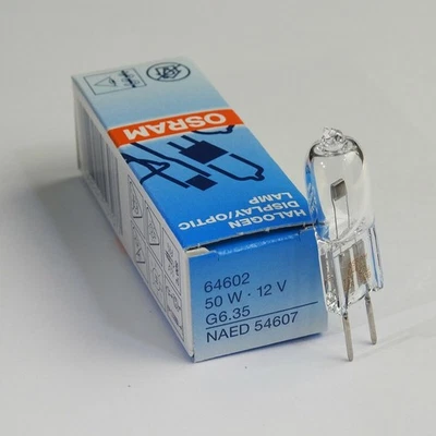 欧司朗 64602 12V50W 显微镜灯无影仪器灯泡 — 第 1/4 张图片