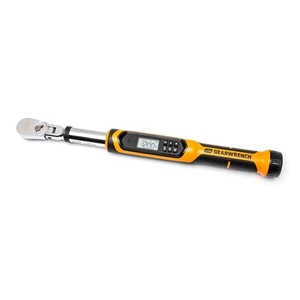 NEW⚡️3/8"Drive 10-100 ft./lbs. Flex-Head Electronic Torque Wrench w/Angle - Picture 1 of 7