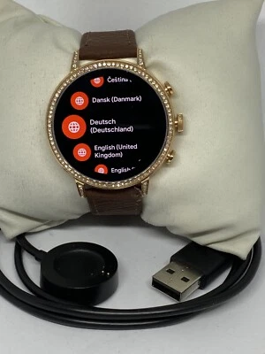 Fossil Gen 4 Authentic Digital Dial Smart Watch Custom Band FTW6011 LT431 - Image 1 of 4