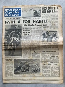 Motor Cycle News - 24 April 1968 - German GP, Montesa 360 - Vintage Newspaper - Picture 1 of 5