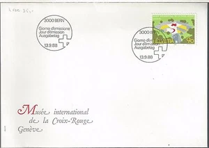1988 Switzerland FDC Red Cross - Picture 1 of 1