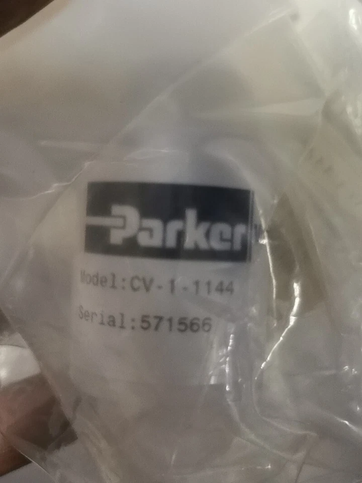 One New Parker CV-1-1144 CV11144 Check Valve Expedited Shipping - Image 1 of 1