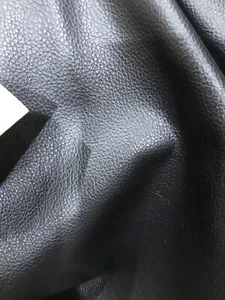 Vinyl Upholstery leather pvc Black Marine Auto Boat faux vinyl fabric yard - Picture 1 of 2