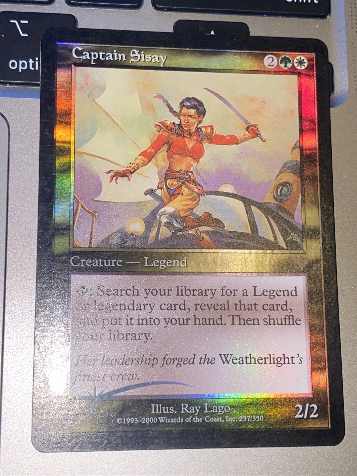 Captain Sisay X1 Mtg Foil Invasion Nm/Vlp