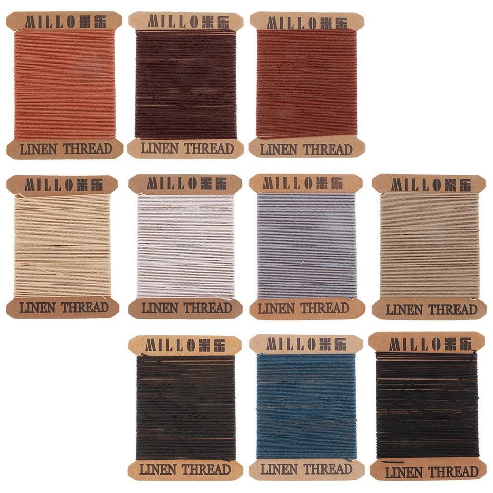 6 Waxed Linen Thread Jewelry Making Accessories Sewing Craft Supplies - Image 1 of 1