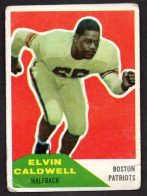1960 Fleer #120 Elvin Caldwell Patriots - Fair - Image 1 of 2
