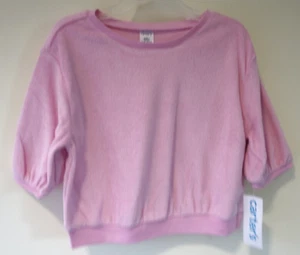 NWT Carter's Pink Terry Cloth Top Girl's Size 7 - Picture 1 of 1