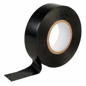 X1 PVC ELECTRICAL TAPE INSULATION INSULATING 19MM X 20M BLACK FLAME RETARDANT - Picture 1 of 5