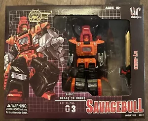 Unique Toys Combiner SAVAGEBUL Beast To Robot UT-W 03 Tantrum Predaking Combiner - Picture 1 of 3