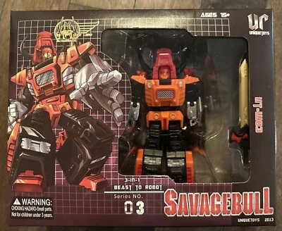 Unique Toys Combiner SAVAGEBUL Beast To Robot UT-W 03 Tantrum Predaking Combiner - Image 1 of 3