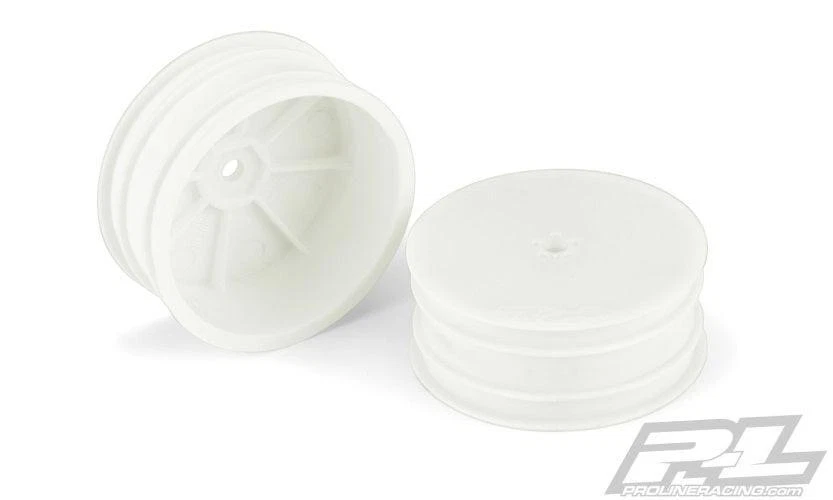 NEW Pro-Line Velocity 2.2" Hex Front Wheels White (2) TLR 22 5.0 - Image 1 of 1