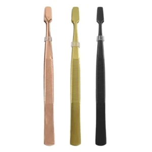 Eyebrow Tweezer Stainless Steel Slanted Eye Brow Clip Removal Makeup Tools - Picture 1 of 10