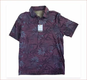 Van Heusen Men Short Sleeve Air Performance Sz S Polo Shirt SoftTouch PURHOR NEW - Picture 1 of 12