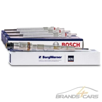 3x BOSCH GLÜHKERZE + 1x BERU GLÜHKERZE FÜR AUDI A3 A4 SEAT VW GOLF 7 1.6 2.0 TDI - Bild 1 von 4