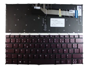 Layout Française Rétro-éclairé Gris Clavier Pour Lenovo AELS2F00320 - Foto 1 di 1