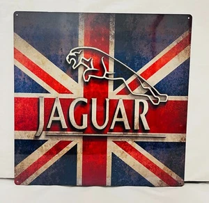 NEW Jaguar tin metal sign - Picture 1 of 8