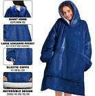 Women's Mens Ultra Soft Sherpa Blanket Hoodie Fleece Warm Oversize Pocket Hooded