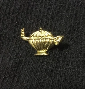 Academic Letter High School Scholarship Lamp Pride Lapel Pin Tie Tac New #R6B - Picture 1 of 1