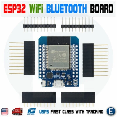 Wemos Mini D1 ESP32/32S CP2104 WIFI&Bluetooth Development Board Module USB-C - Image 1 of 4