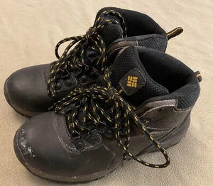 Columbia hiking boots 1 boys girls leather trail shoes - Picture 1 of 8